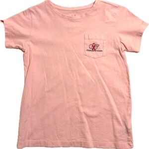 Vineyard Vines Kids Light Pink Short Sleeve Tee